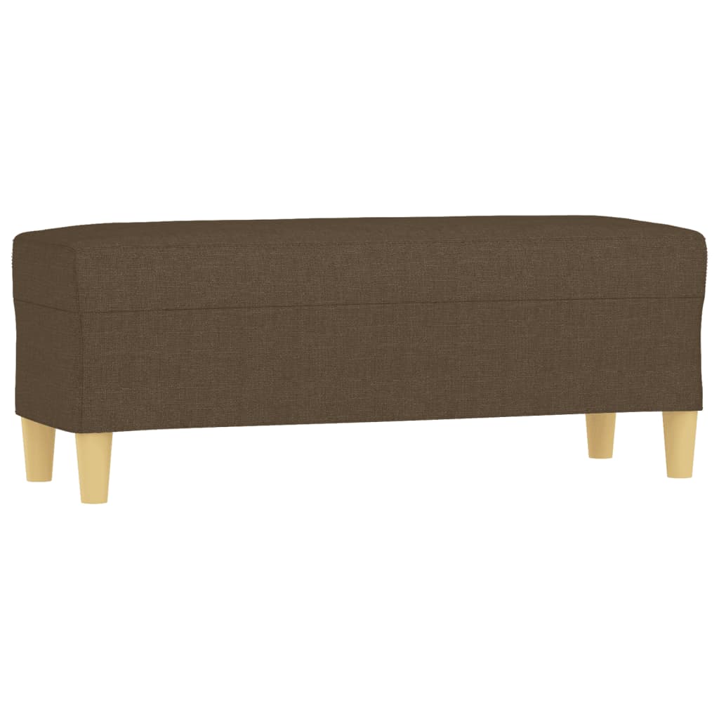 Sitzbank Hellgrau 70x35x41 cm Stoff