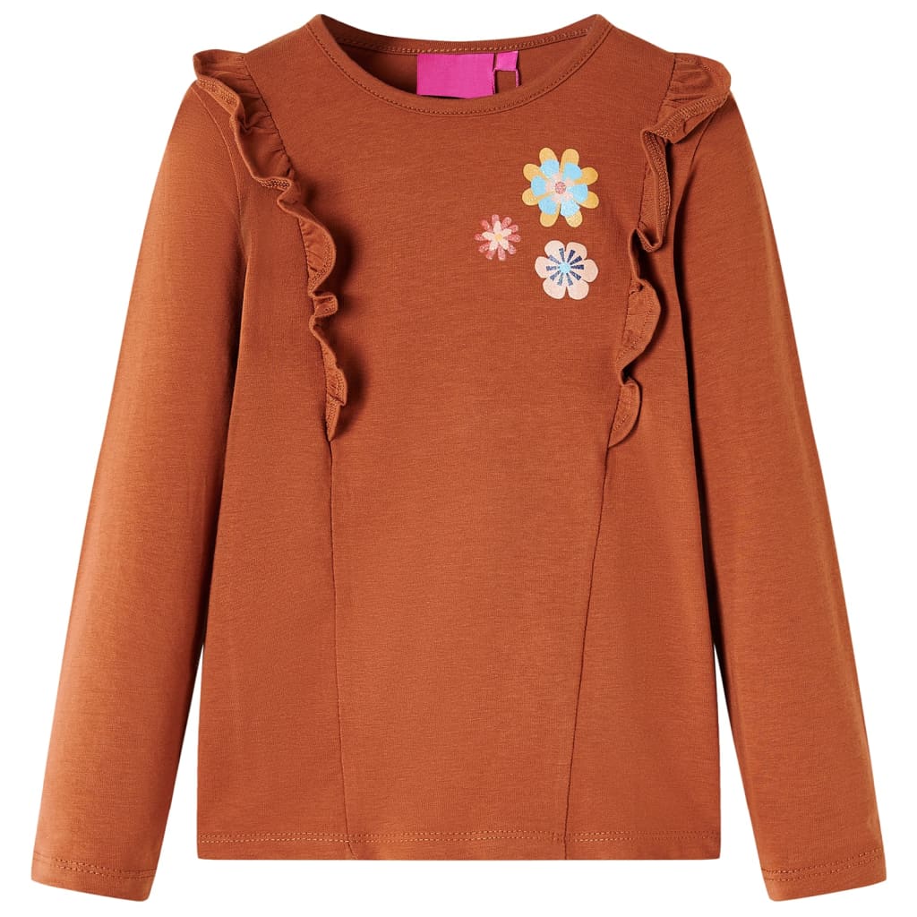 Kinder-Langarmshirt Dunkelocker 104