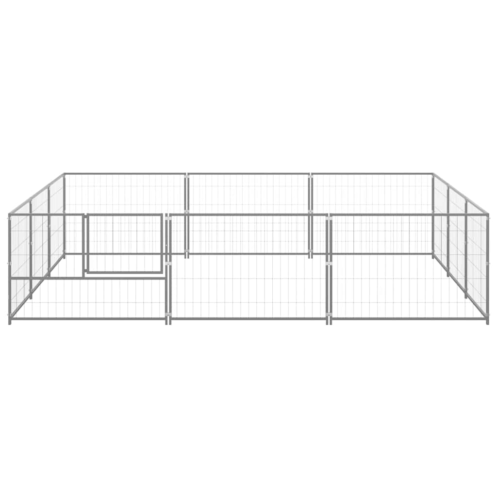 Hundezwinger Schwarz 4 m² Stahl