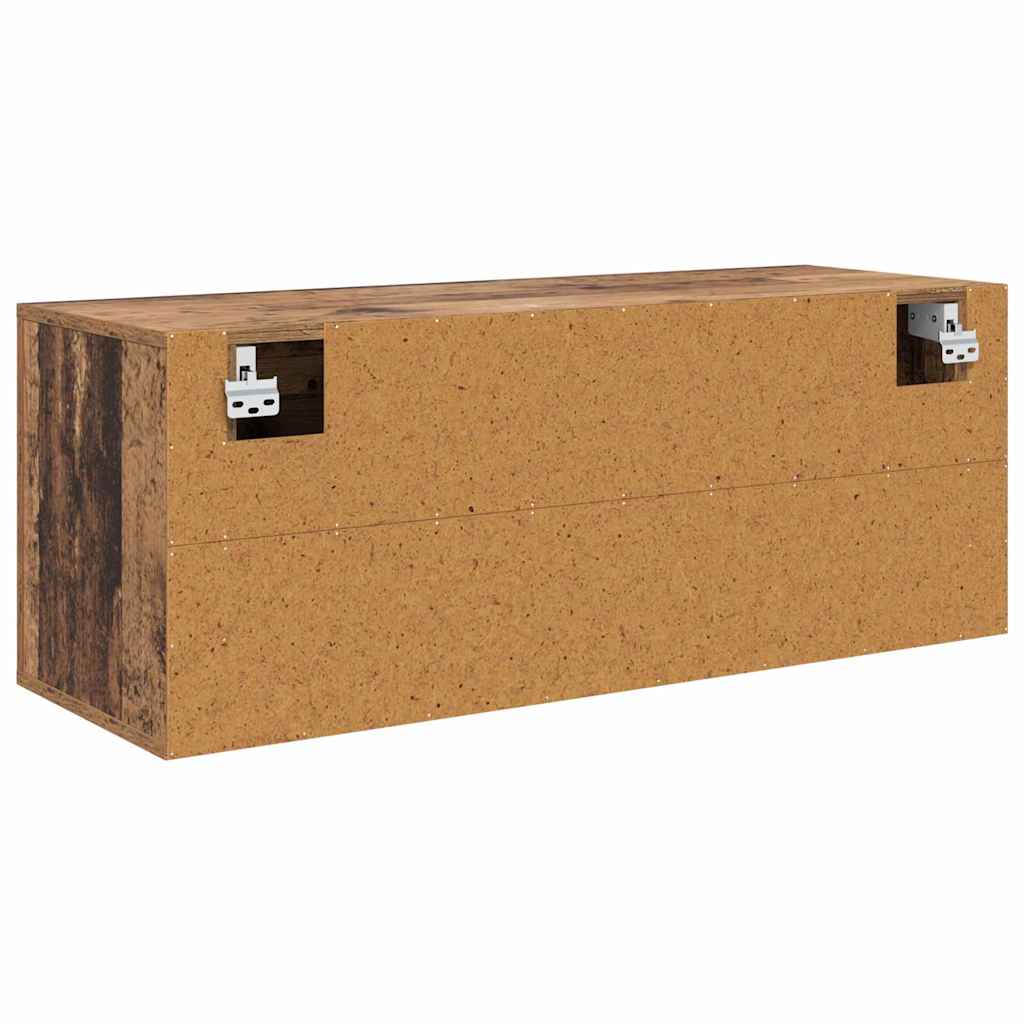 Wand-Schuhschrank Weiß 100x35x38 cm Holzwerkstoff