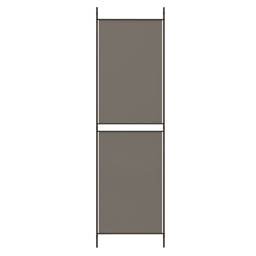 3-teiliger Raumteiler Beige 150 x 180 cm Stoff