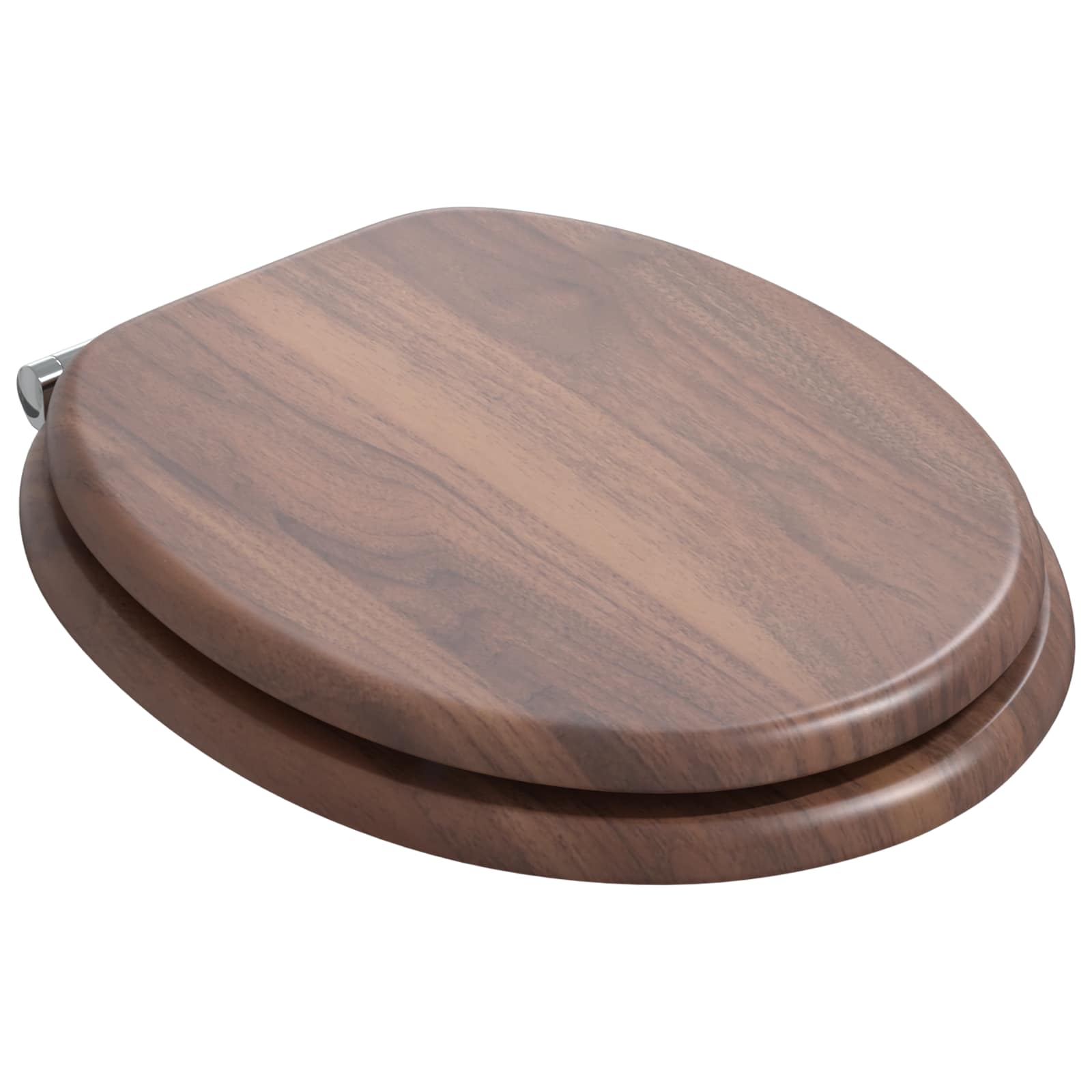 Toilettensitz MDF Deckel Schlichtes Design Weiß