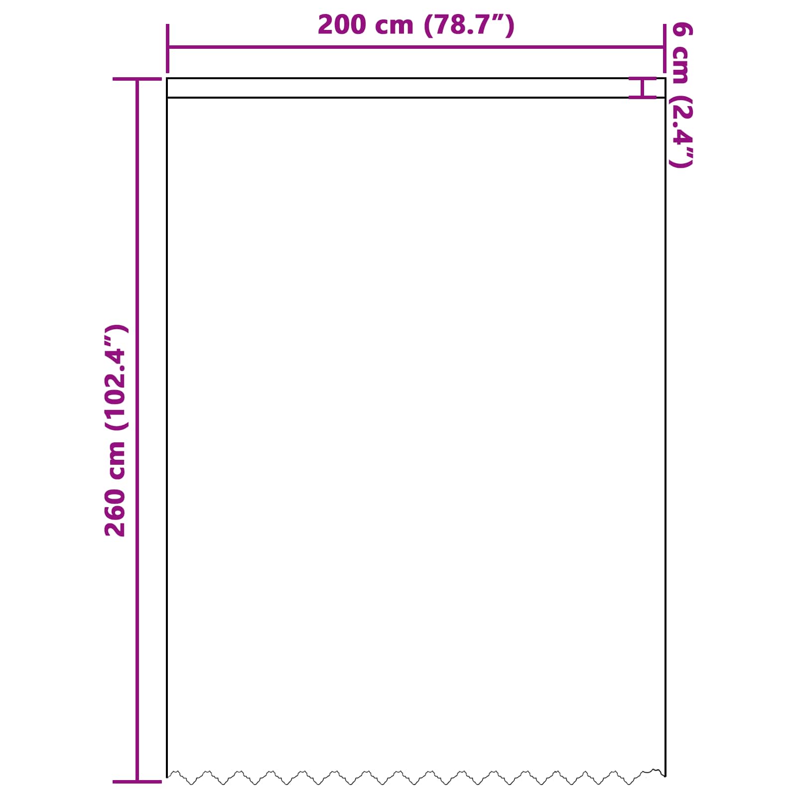 Spitzenvorhang mit Vorhängen Floral Weiß 80 x 150 cm Polyester