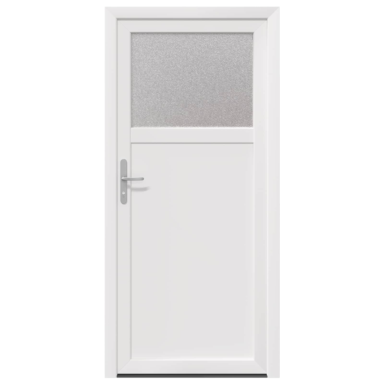 Seiteneingangstür Anthrazit 98 x 198 cm PVC