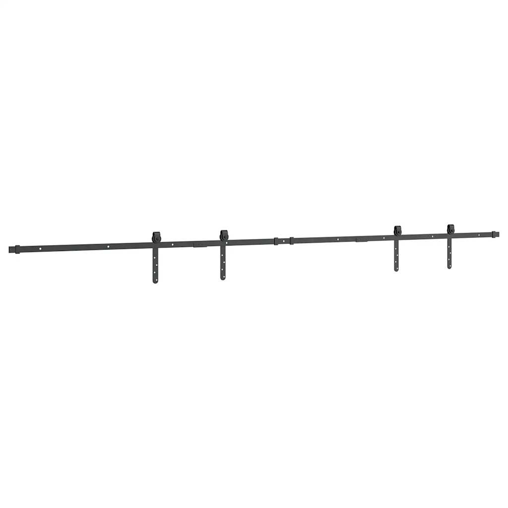 Schiebetürbeschlag Set für Schranktüren 91 cm Karbonstahl