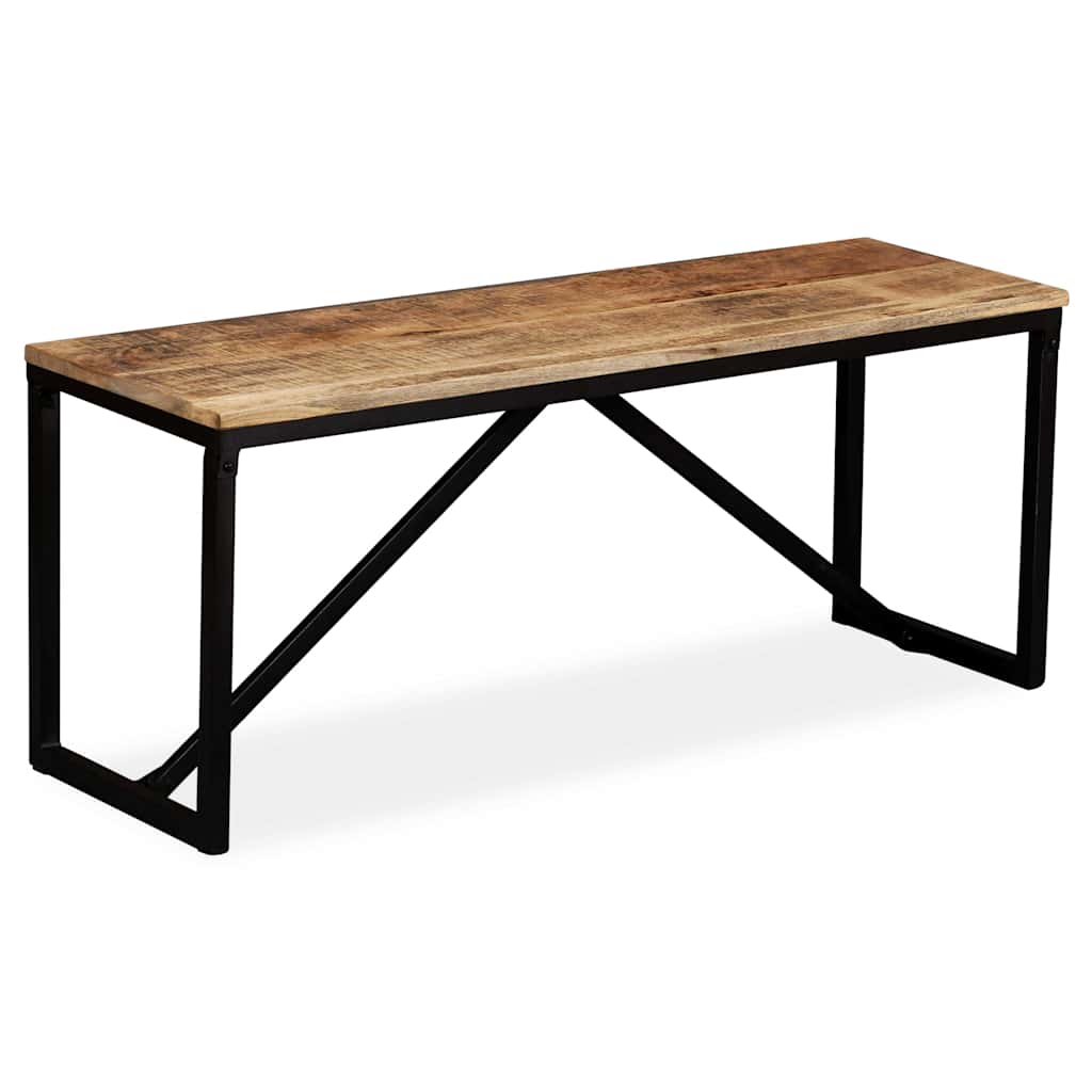 Sitzbank Massivholz 110x35x45 cm
