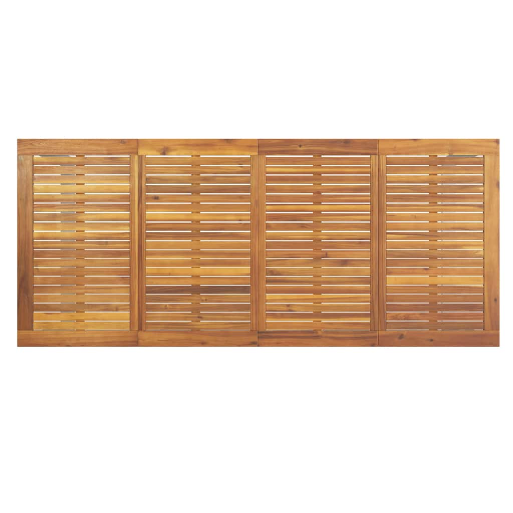 Garten Essgruppe 5 pcs Grau Massivholz Akazie