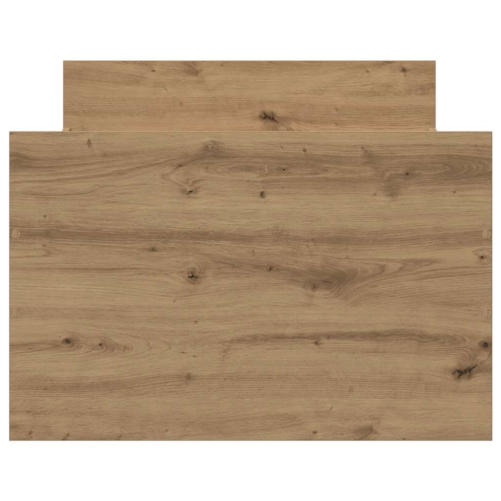 Bettgestell mit Kopf- und Fußteil Weiß 100x200 cm