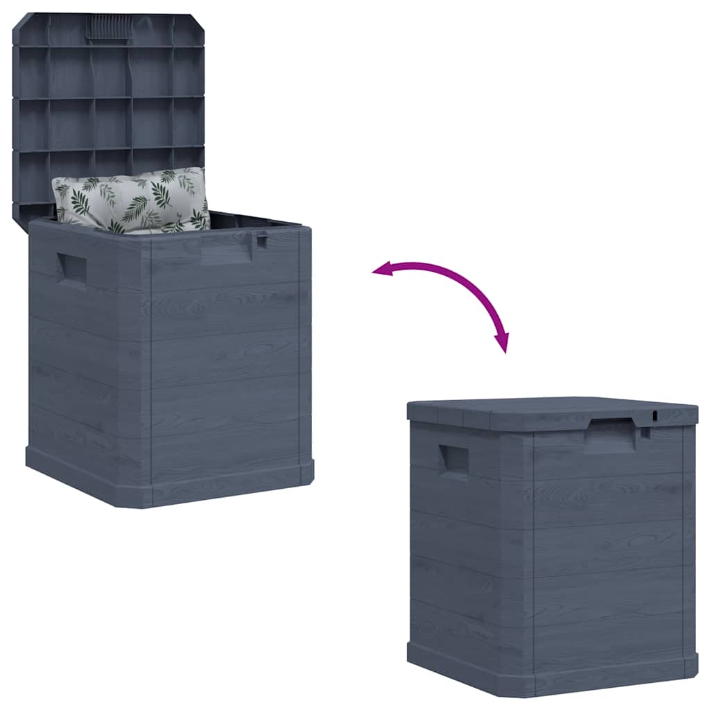 Outdoor-Kissenbox Anthrazit 77,5x44,5x53 cm Polypropylen