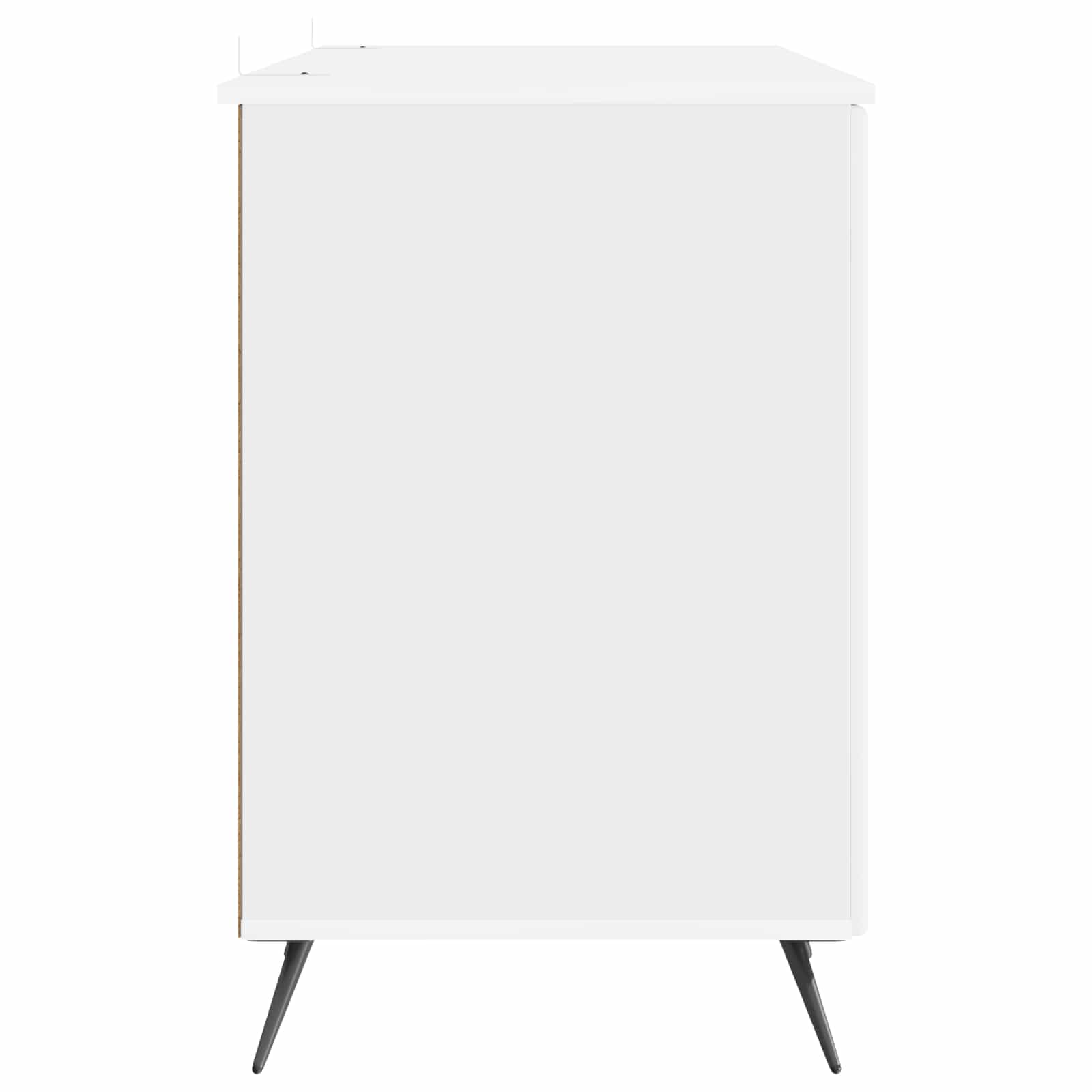 Schreibtisch mit Regal Schwarz 142,5 x 50 x 75 cm Holzwerkstoff