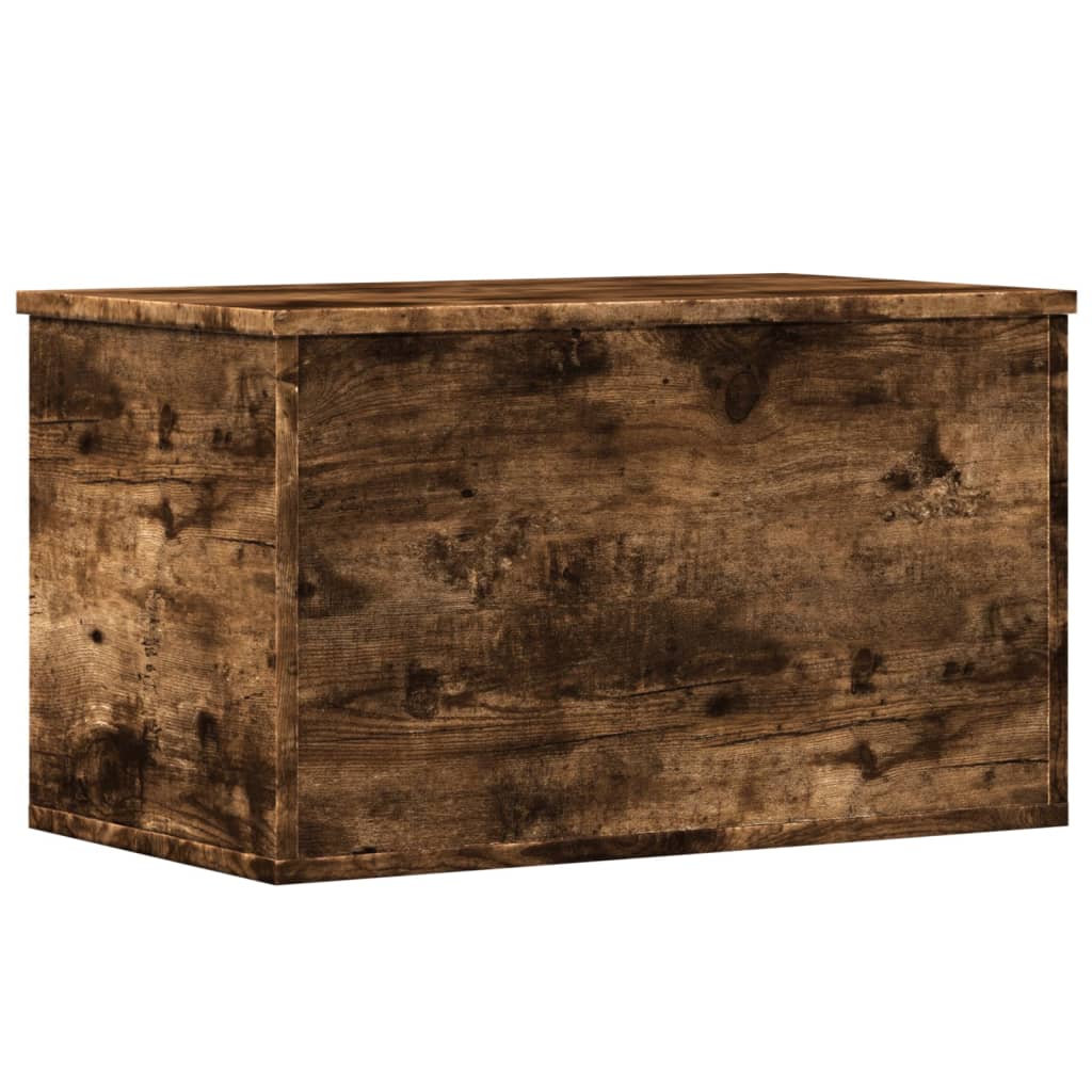 Aufbewahrungstruhe Weiß 84x42x46 cm Holzwerkstoff