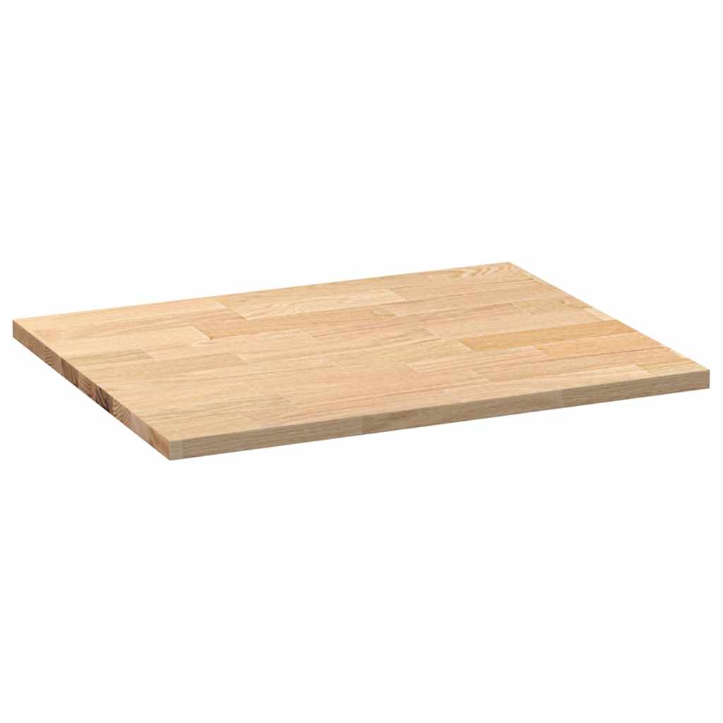 Küchenarbeitsplatte 40x63,5x2,7 cm Massivholz Eiche Rechteckig