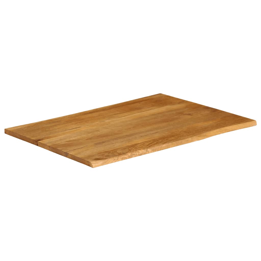 Tischplatte 40x40x2,5 cm Rechteckig Massivholz Akazie Baumkante