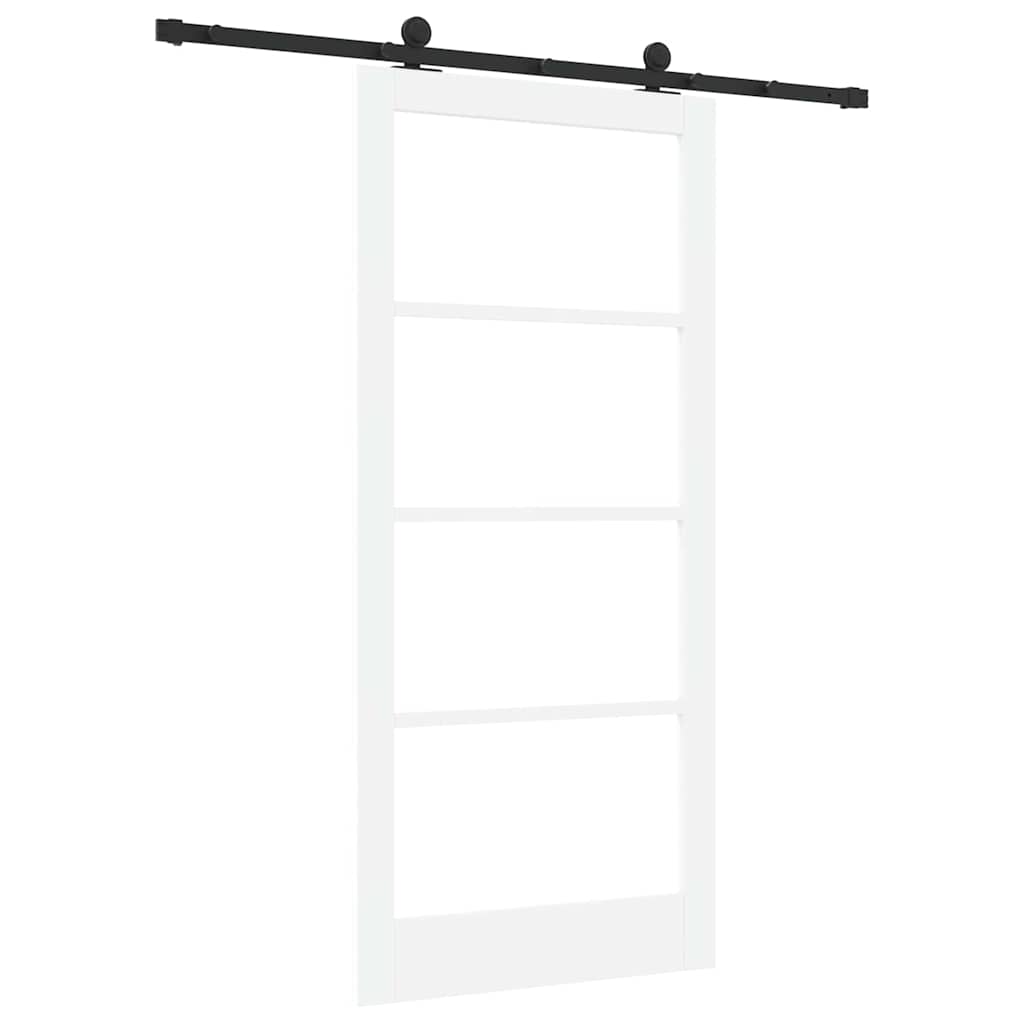 Schiebetür ORKDAL Natürlich und Schwarz 61 x 198,5 cm