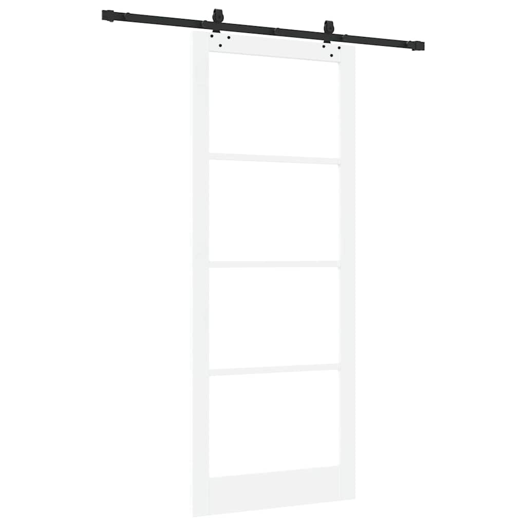 Schiebetür ORKDAL Natürlich und Schwarz 61 x 198,5 cm
