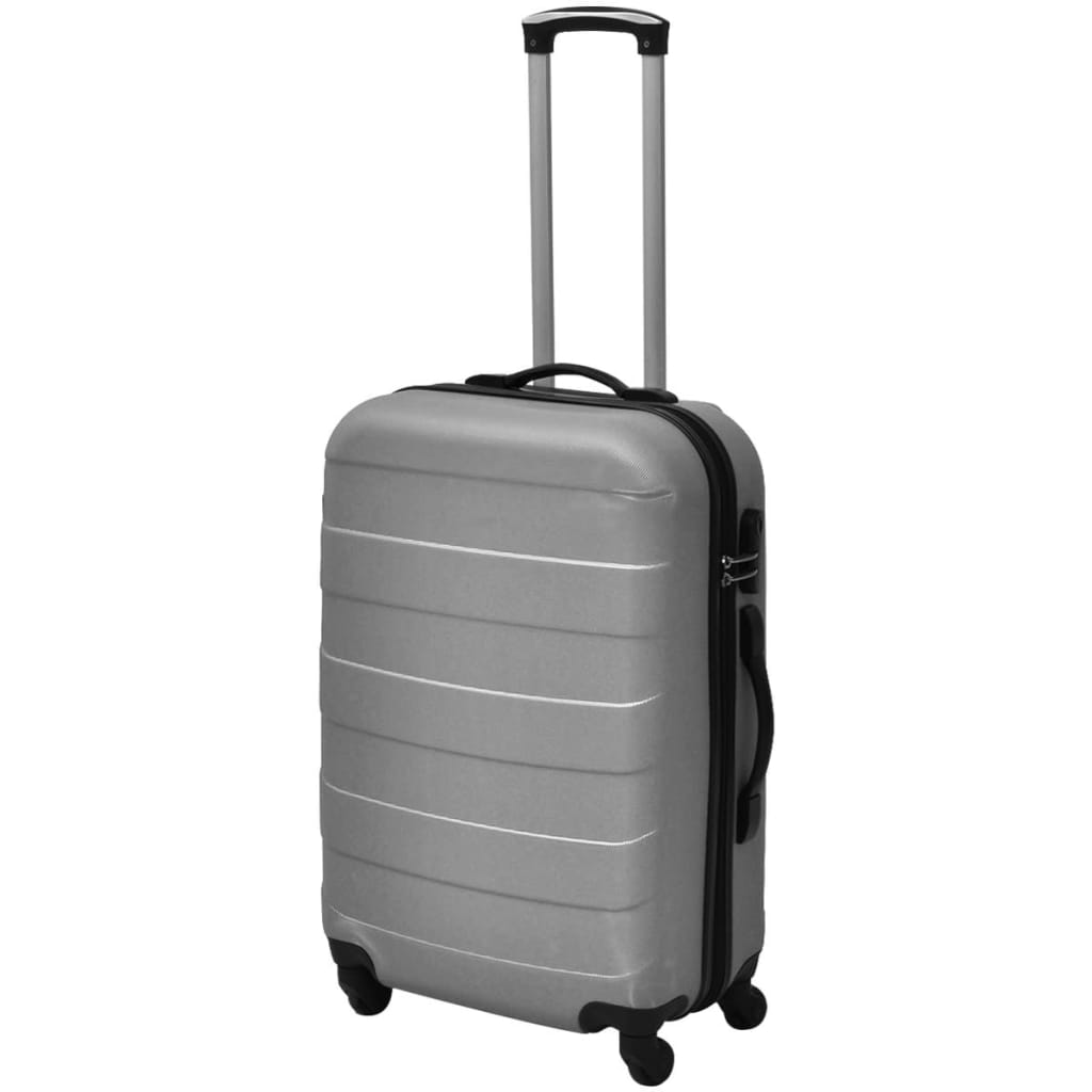 3-tlg. Hartschalenkoffer-Set Blau 45,5/55/66 cm
