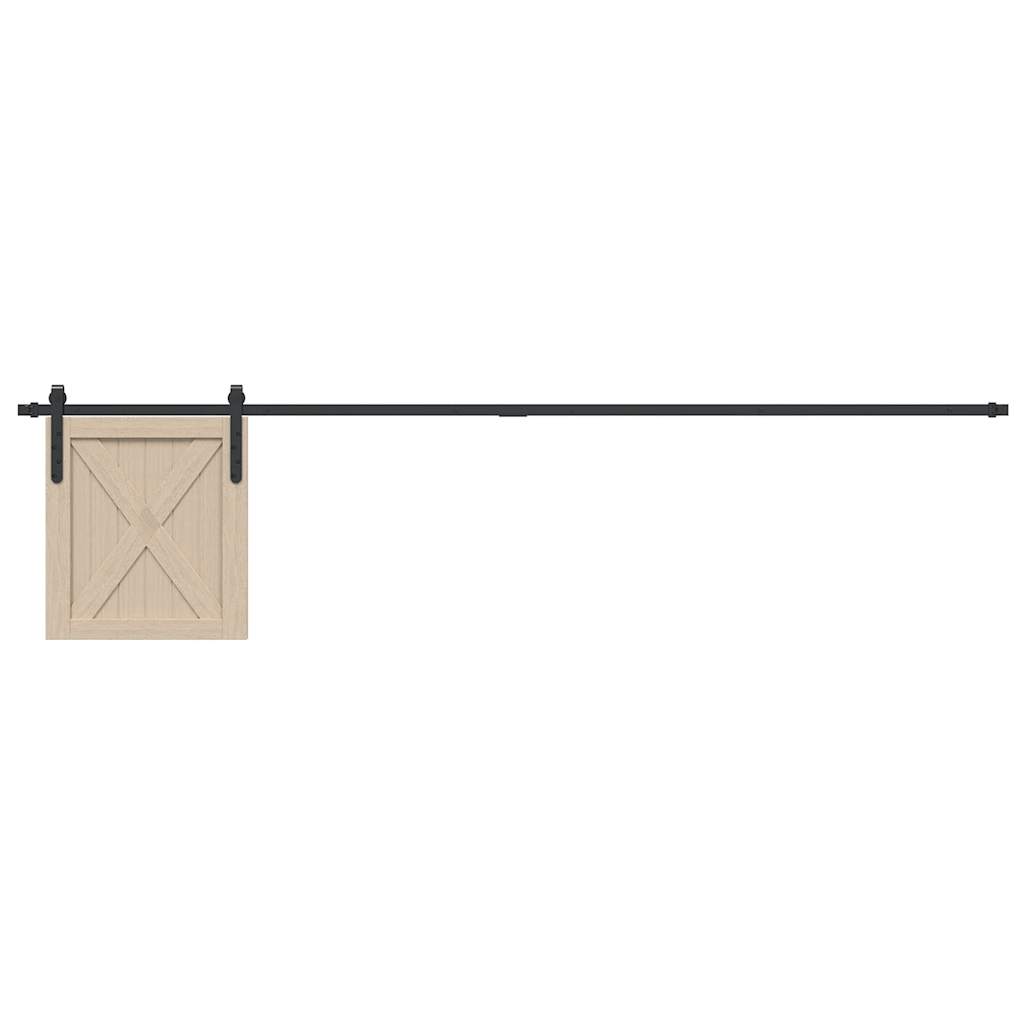 Schiebetürbeschlag Set für Schranktüren 91 cm Karbonstahl