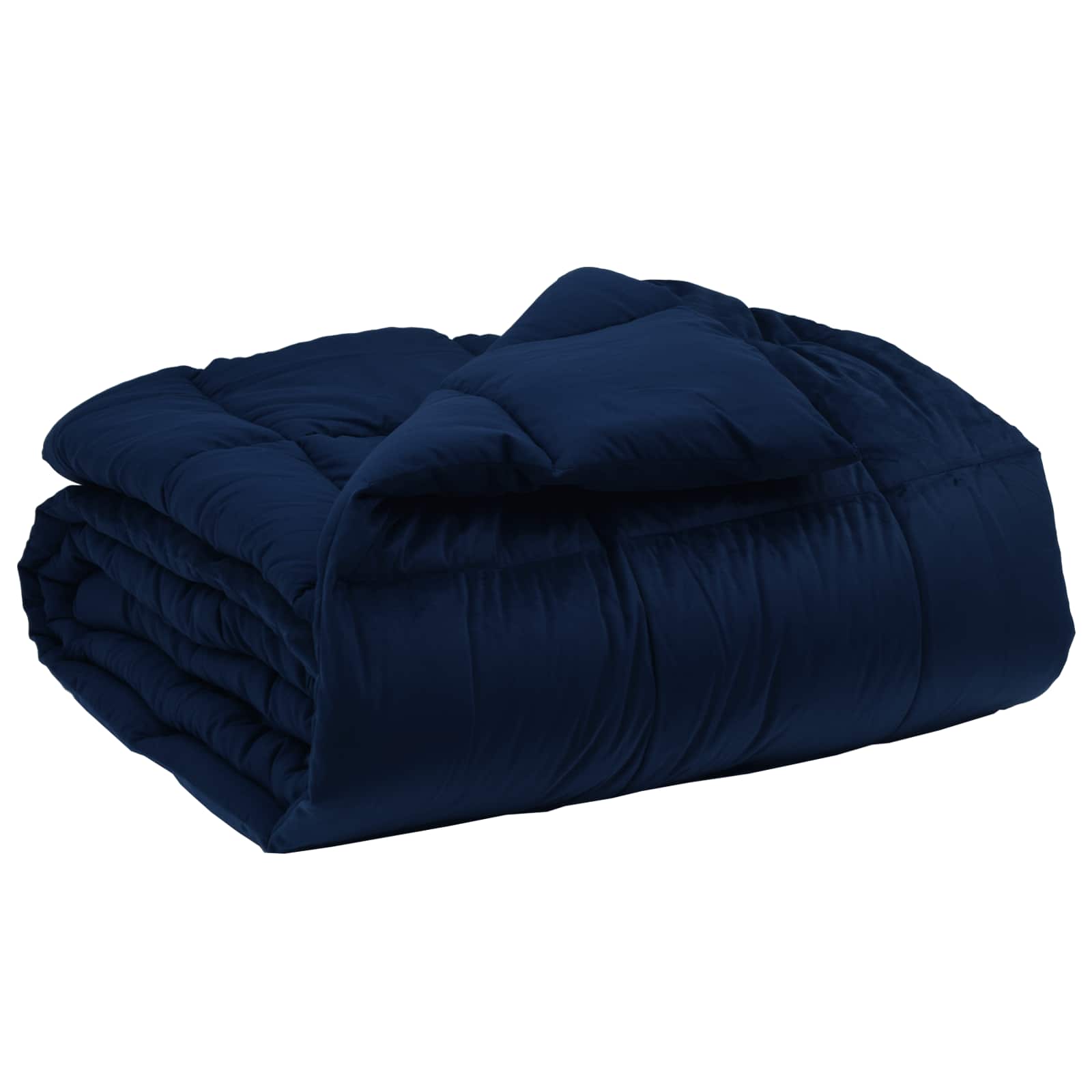 Winterbettdecke Gepolstert Anthrazit 240 x 260 cm Mikrofaser