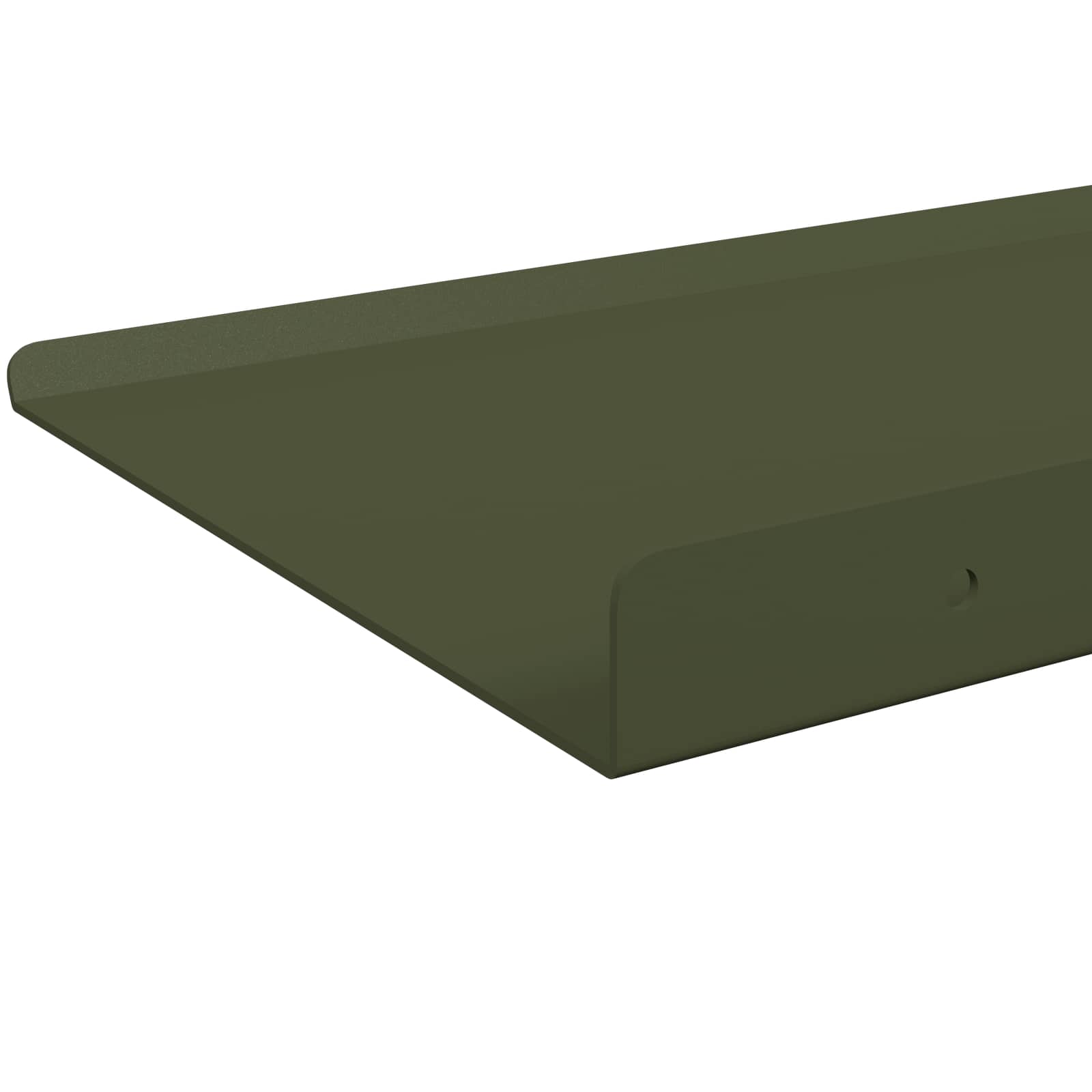 Schwebendes Regal 3 pcs Schwarz 40 x 9 x 2,5 cm Stahl