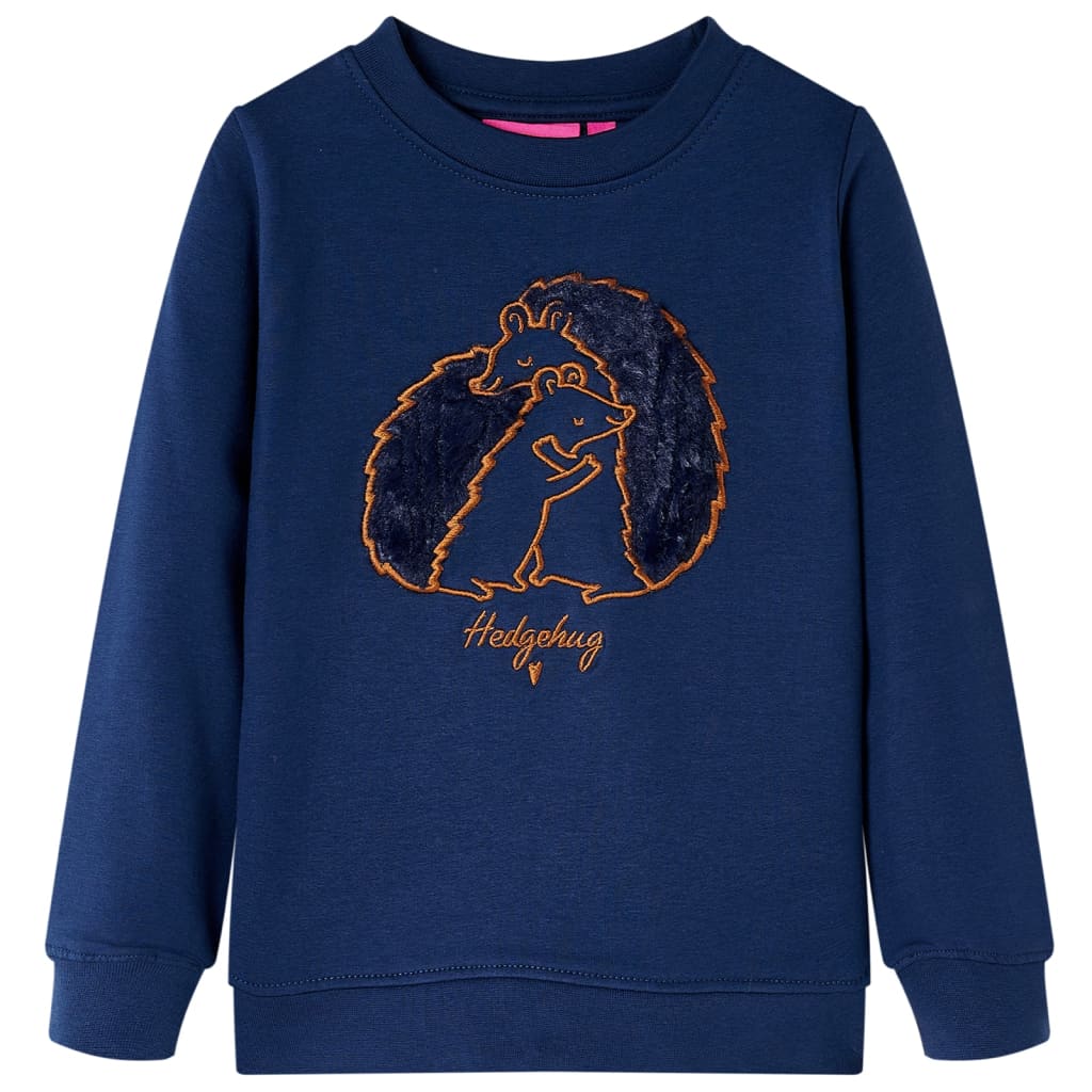 Kinder-Sweatshirt Knallrosa 140