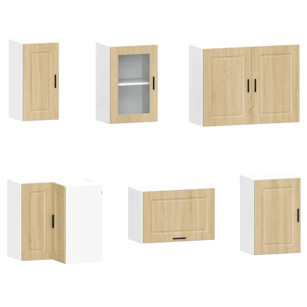 11-tlg. Küchenschrank-Set Porto Weiß Holzwerkstoff