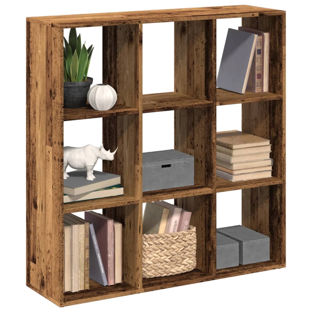 Bücherregal Weiß 137,5x29x137,5 cm Holzwerkstoff