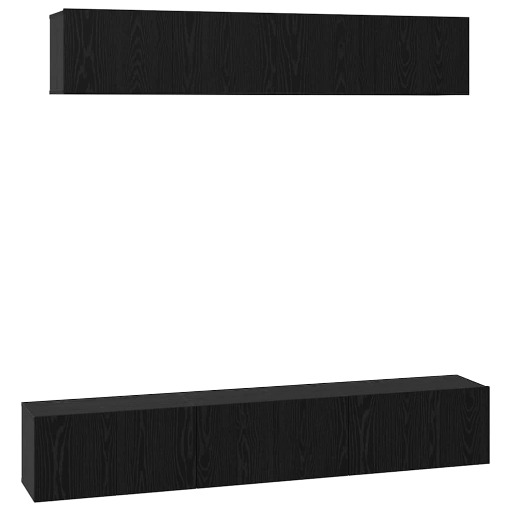 5-tlg. TV-Schrank-Set Weiß Holzwerkstoff