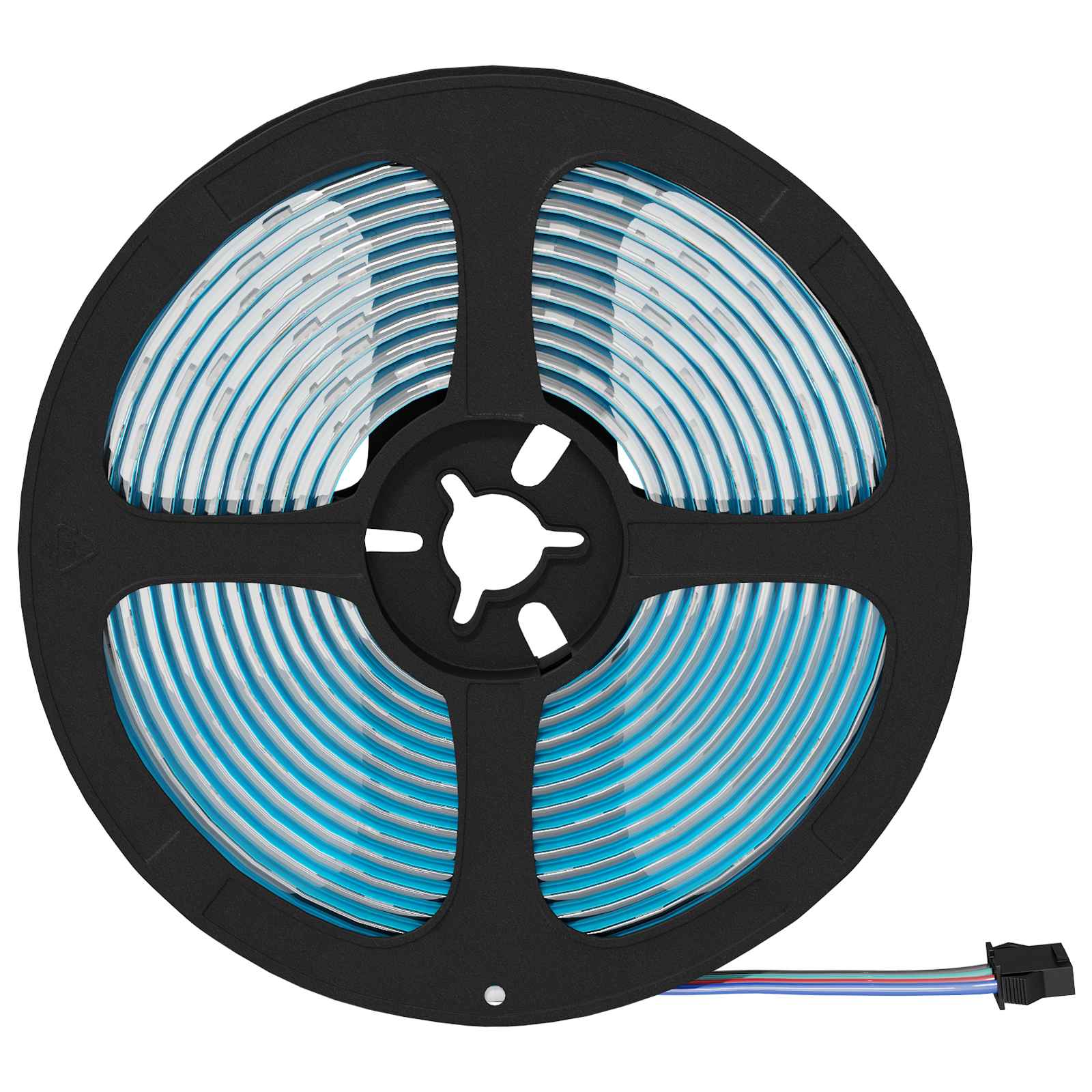 LED Streifen 2 pcs Schwarz und Transparent 3000 mm