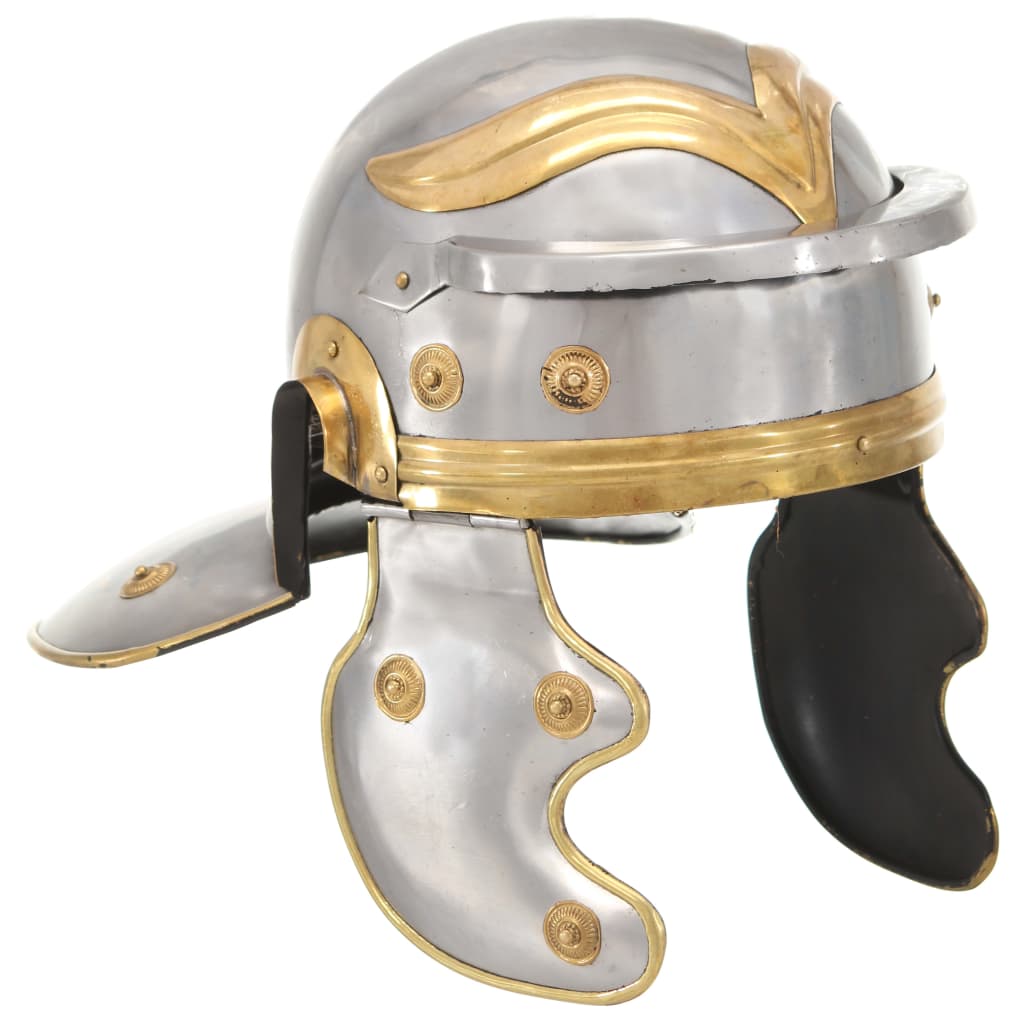 Preußische Pickelhaube Antik Replik für LARP Schwarz Stahl