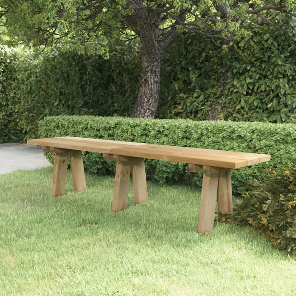 Gartenbank 110 cm Massivholz Kiefer Imprägniert
