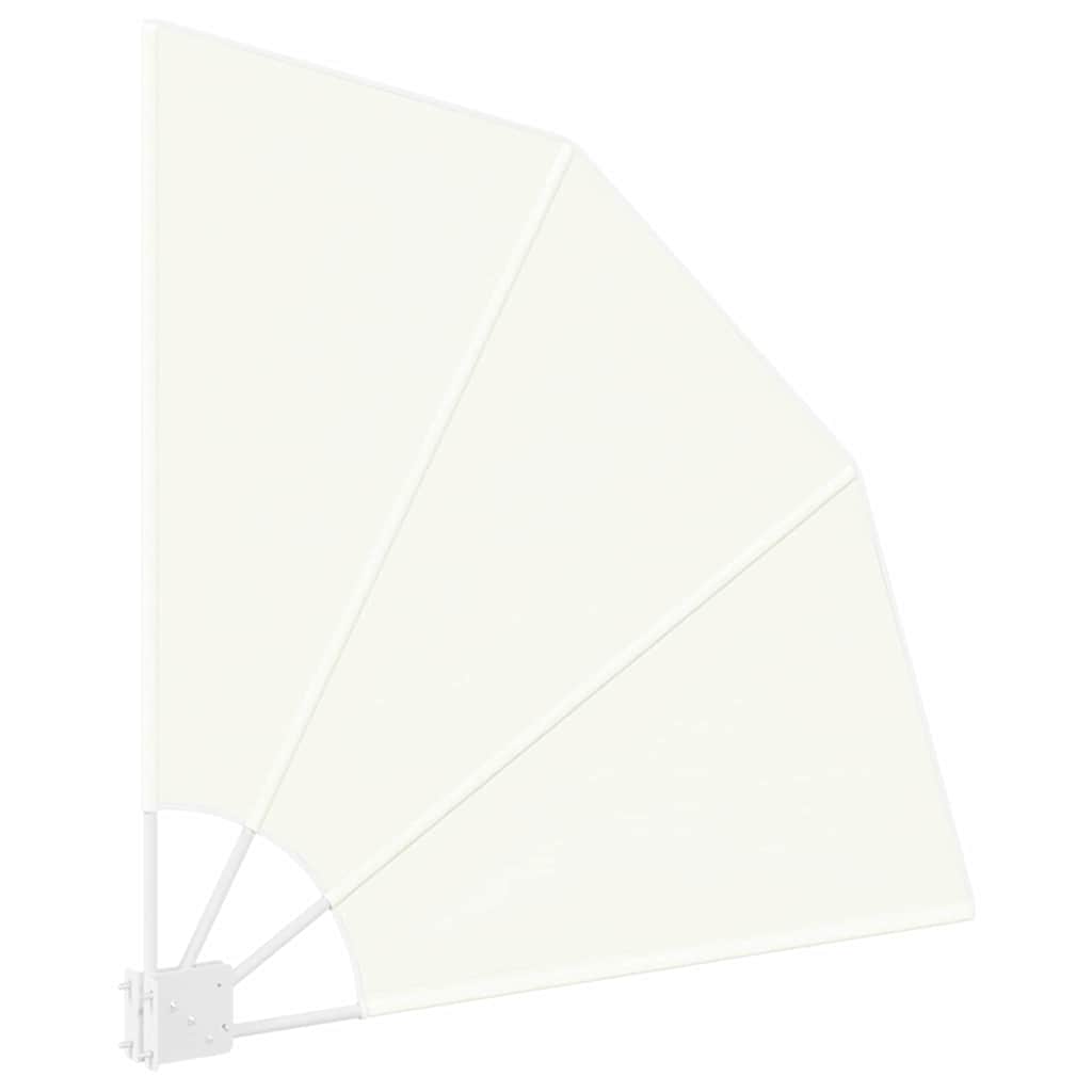 Faltbarer Balkonfächer Grau 210×210 cm