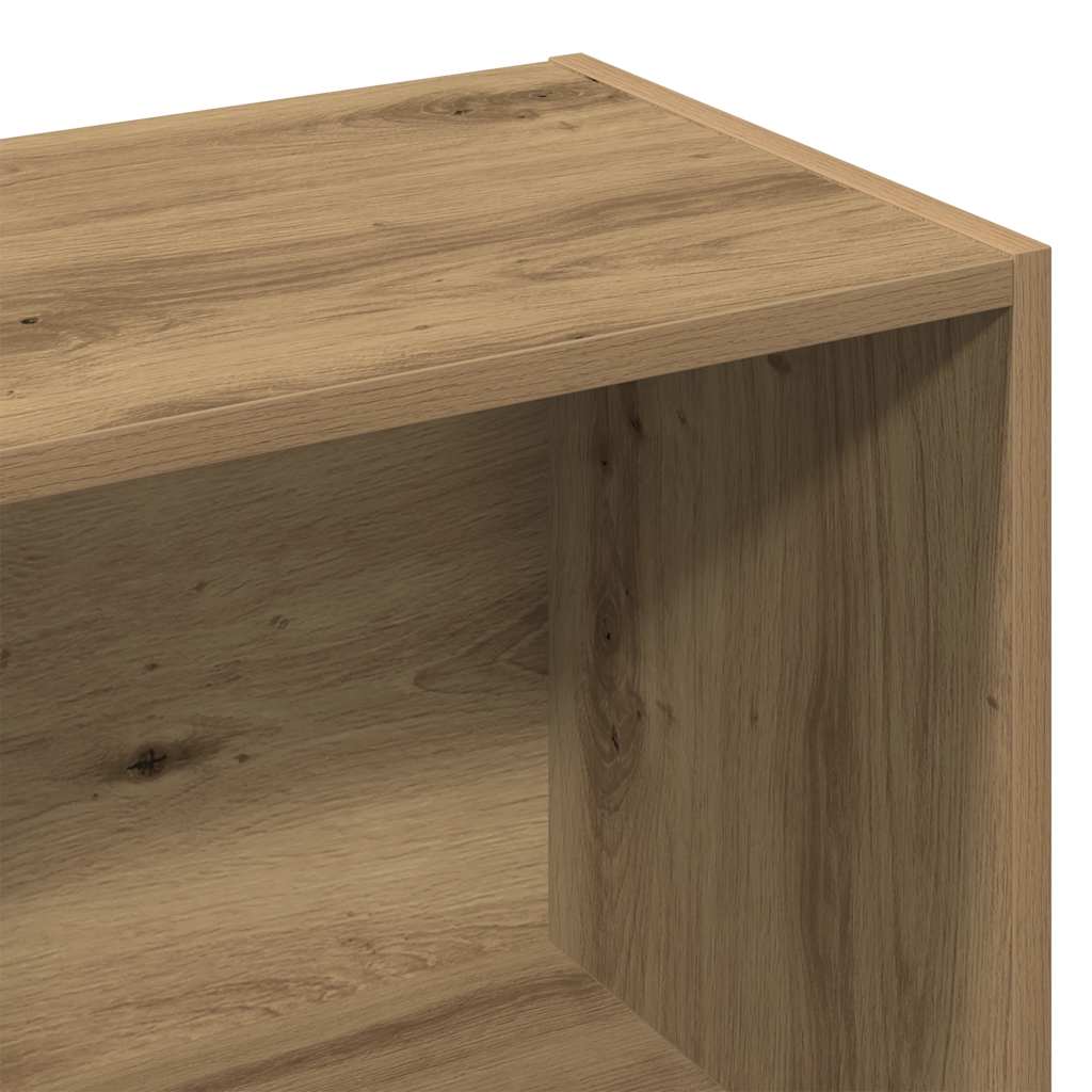 Bücherregal Weiß 98x30x98 cm Holzwerkstoff