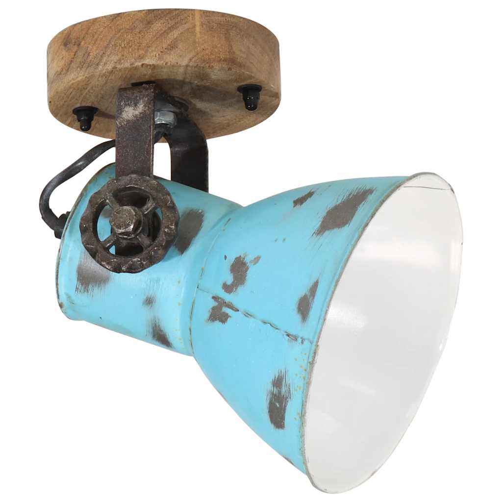 Wandlampe Industriestil Silbern 45x25 cm E27