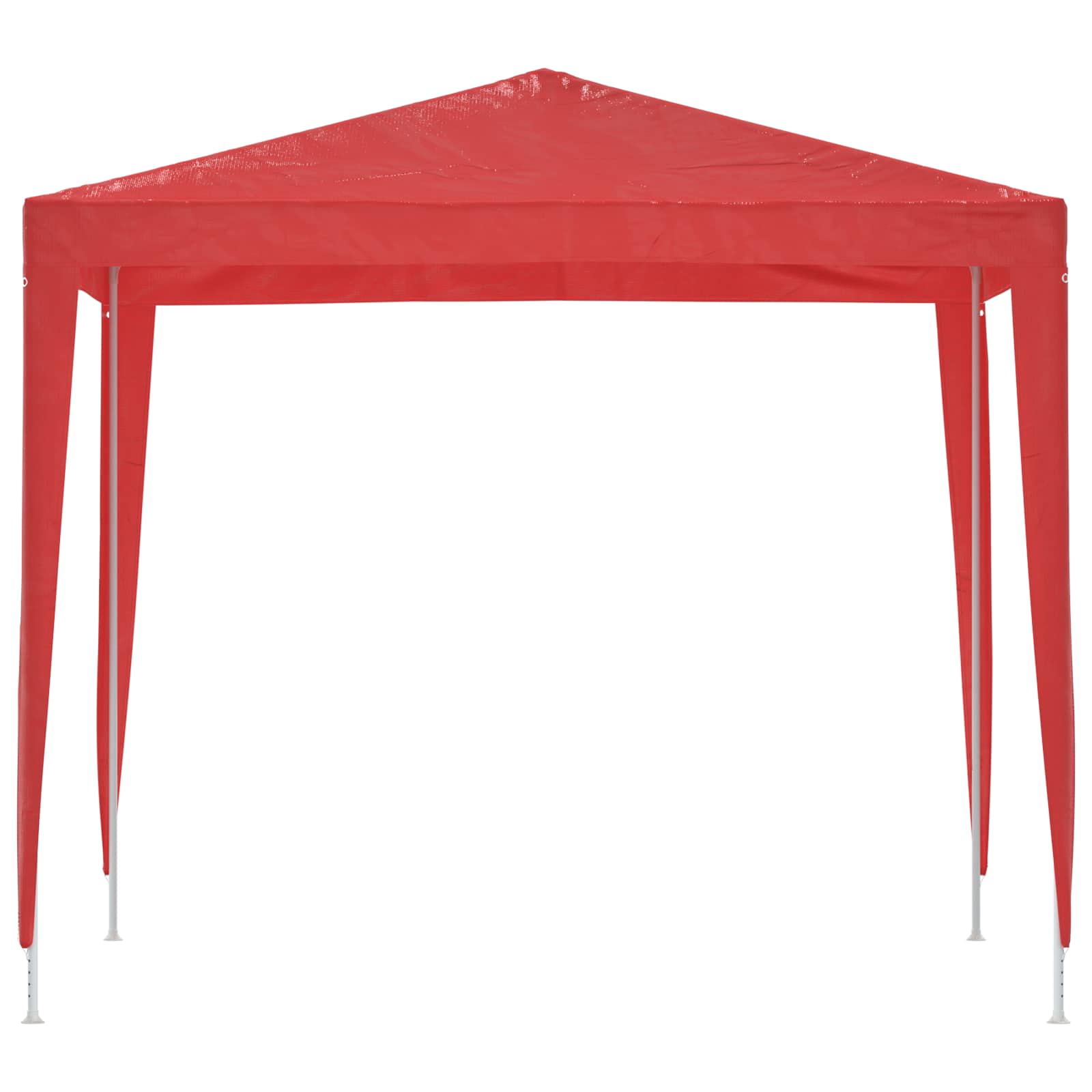 Party-Zelt 200 x 200 x 240 cm Rot PE und Stahl