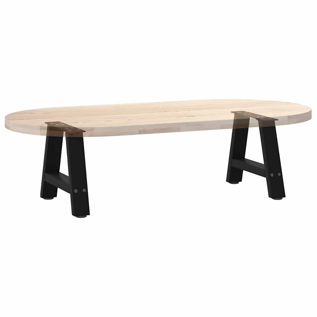 Couchtischbeine A-Form 2 Stk. 30x(30-31) cm Stahl