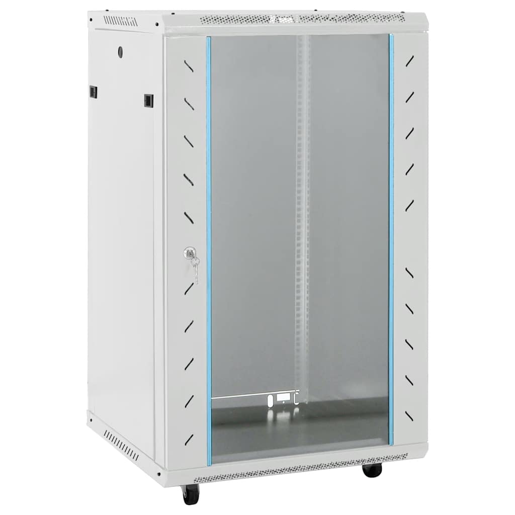 15HE Netzwerkschrank mit Schwenkfüßen 19" IP20 60x45x86 cm