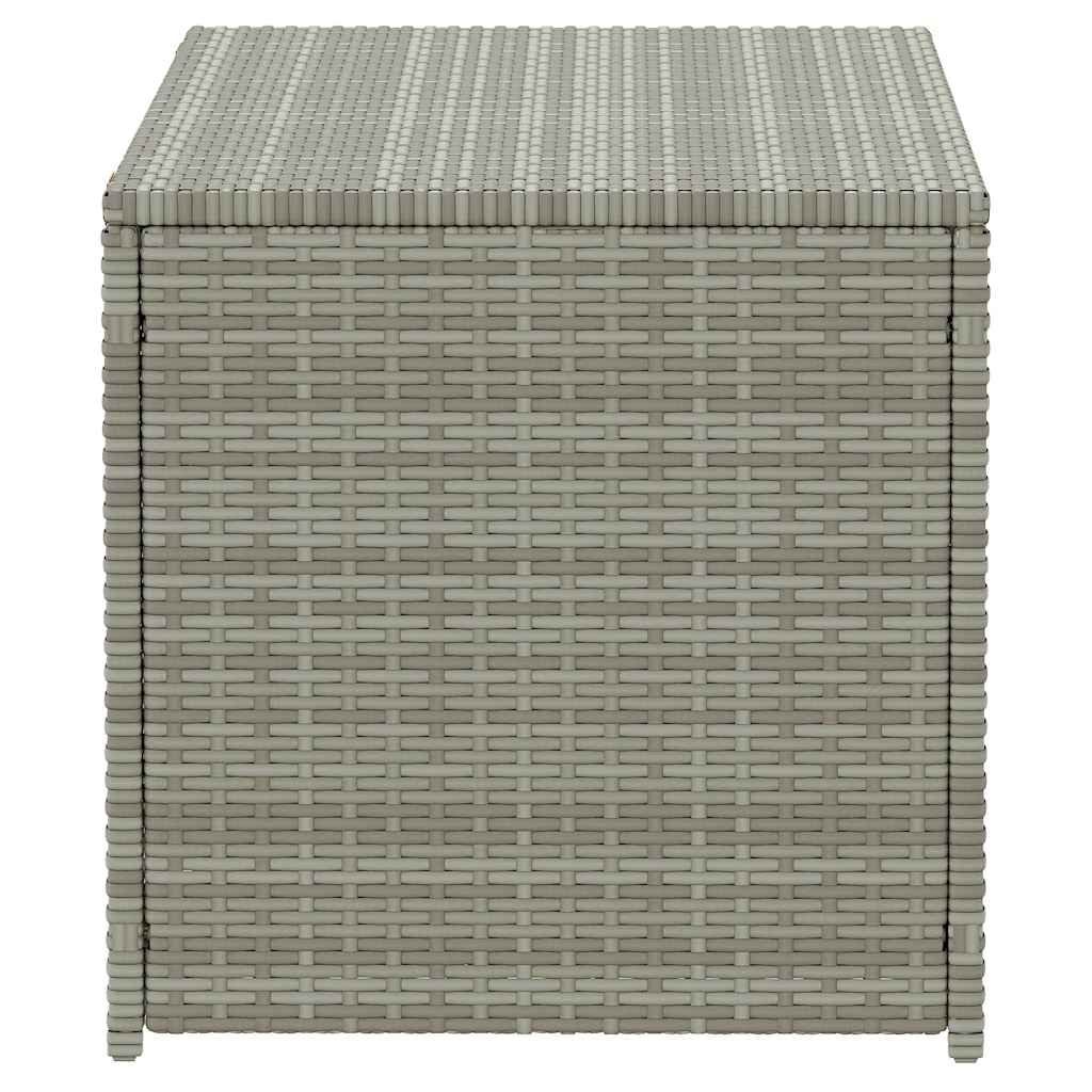 Gartentruhe Schwarz 283L Poly Rattan