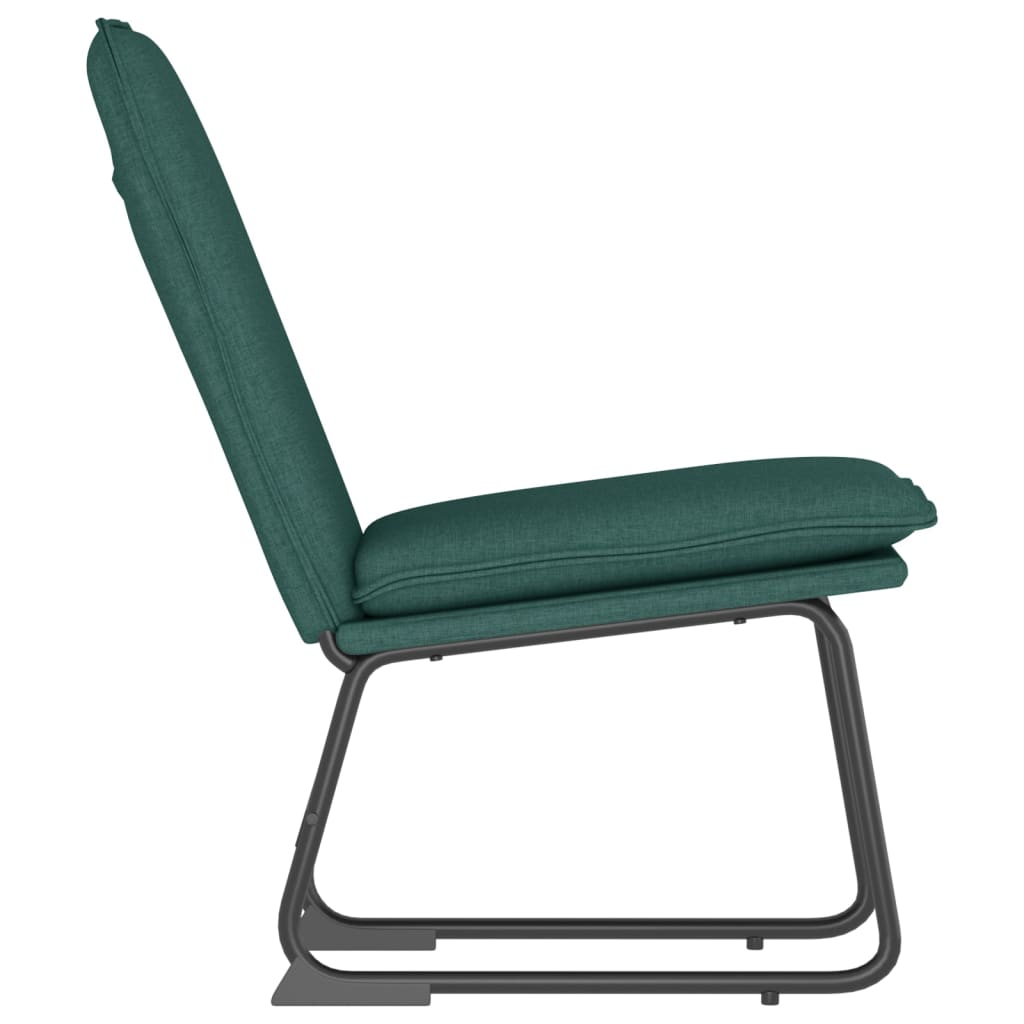 Loungesessel Hellgrau 52x75x76 cm Stoff