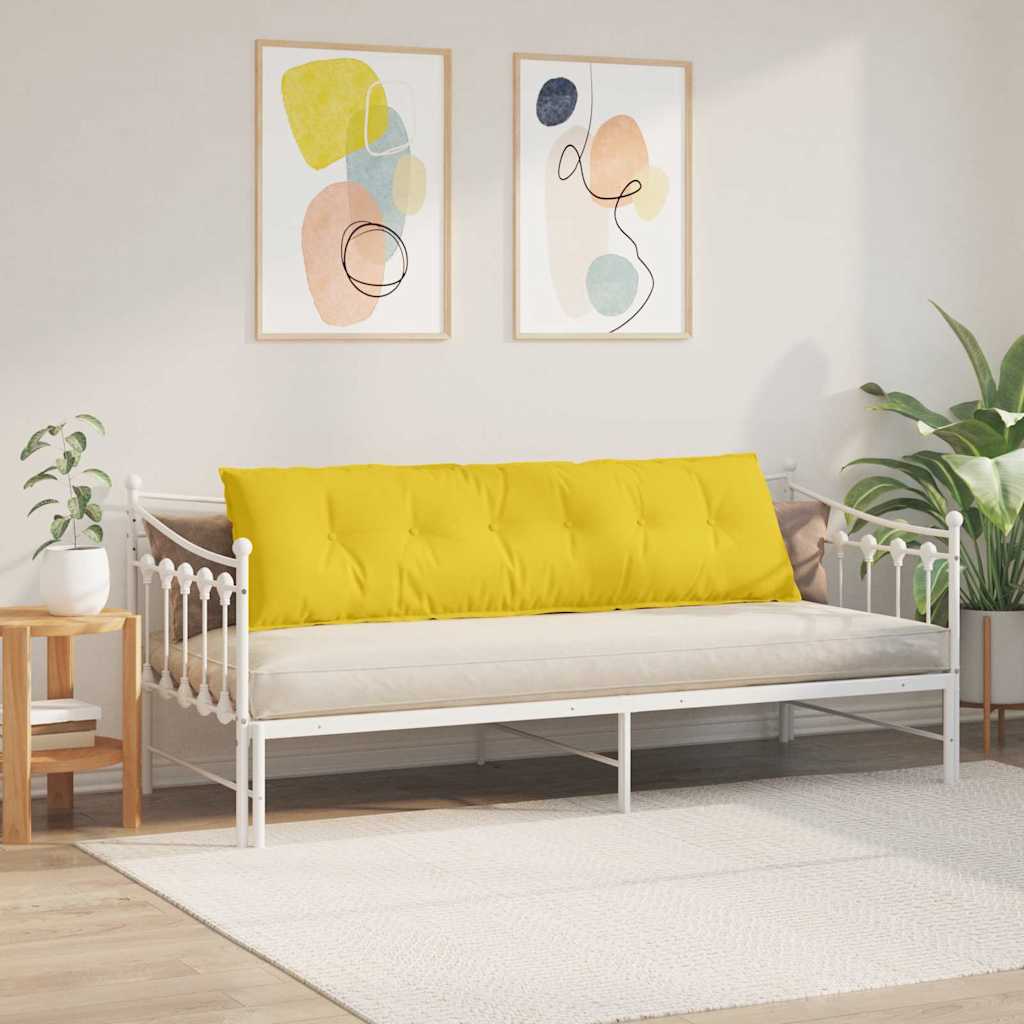 Rückenkissen Hellgrau 50 x 19 x 45 cm Stoff