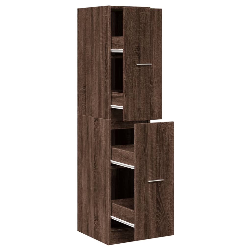 Apothekerschrank Weiß 30 x 41 x 174,5 cm Holzwerkstoff