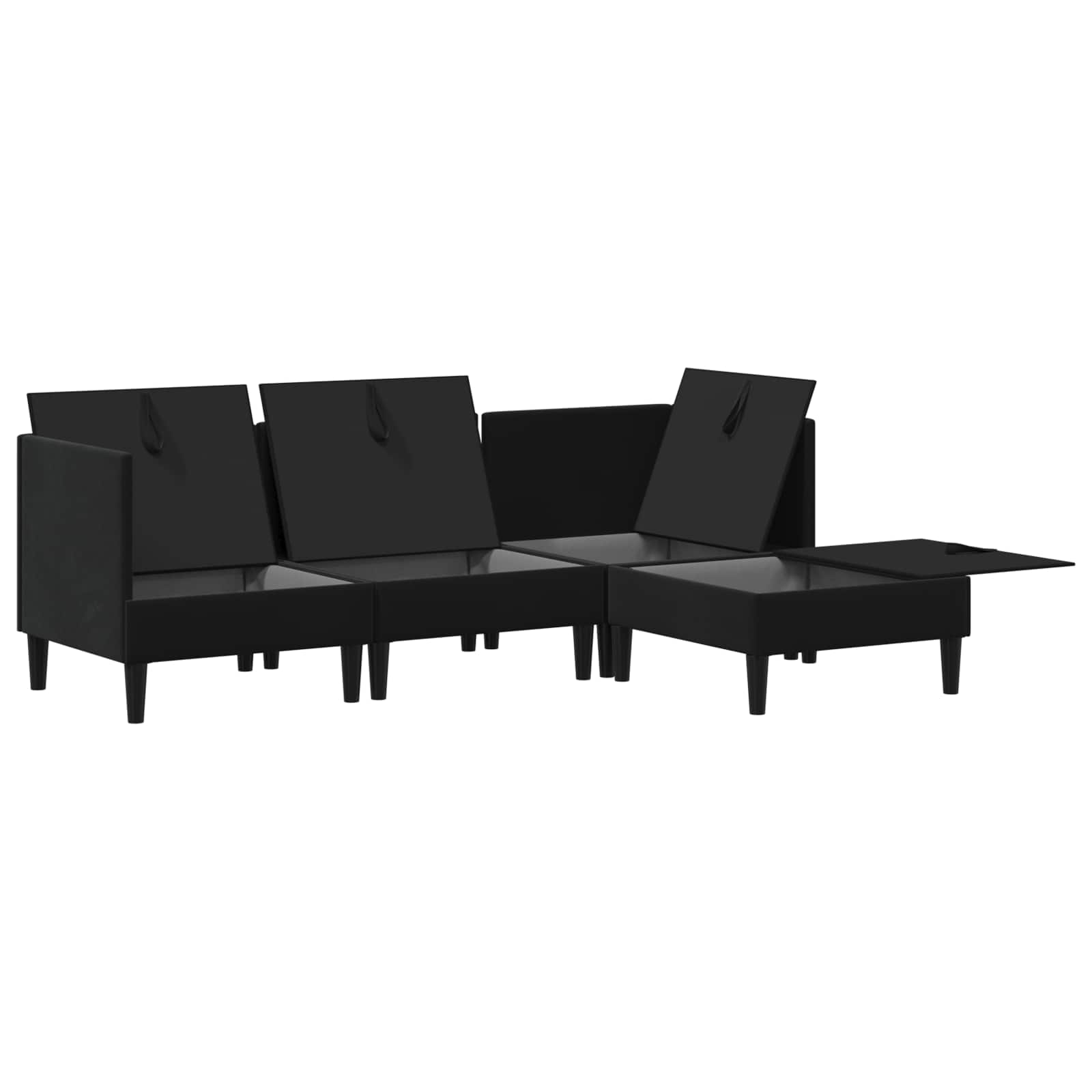 Wohnzimmergarnitur mit Kissen mit Speicher 3 pcs Hellgrau Samt
