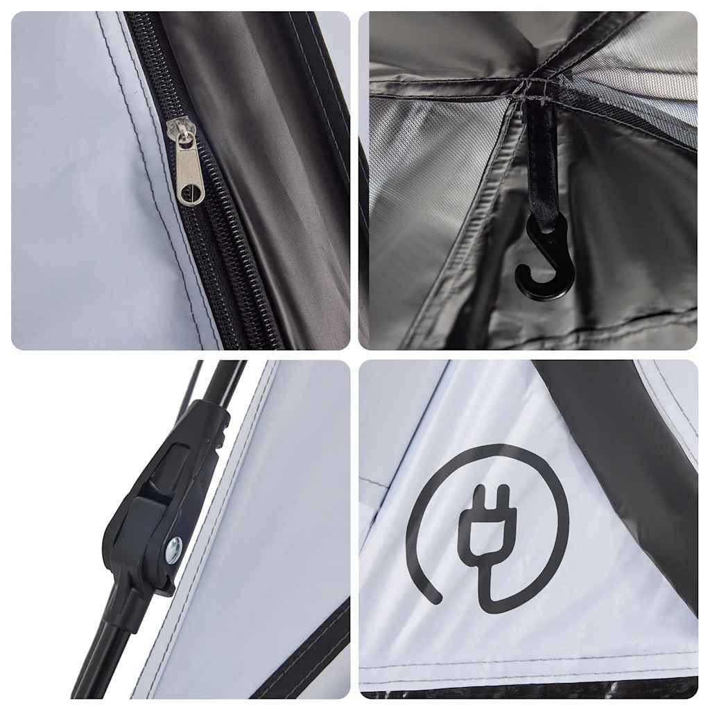 Kuppel-Campingzelt 2 Personen Grün Quick Release