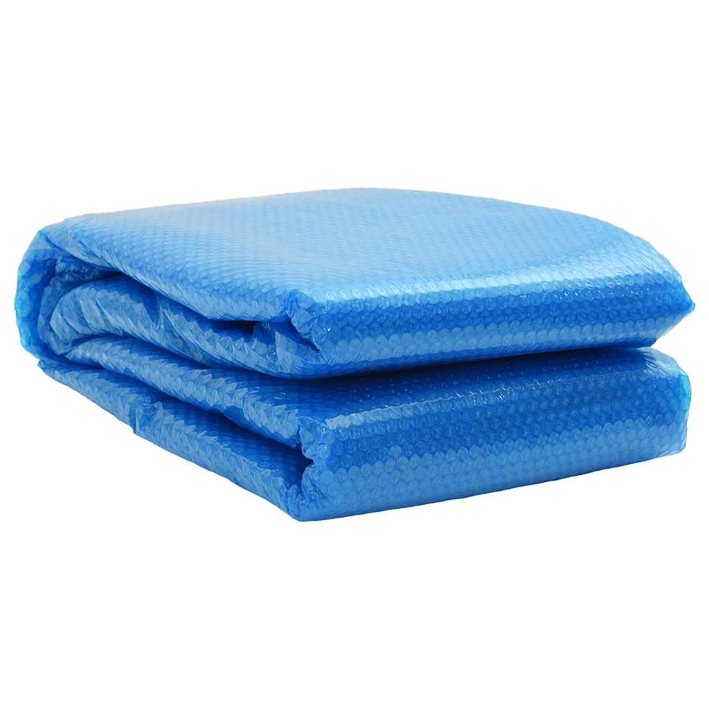Solar Poolabdeckung 1000 x 500 cm 110 μm Quadratisch PE Schwarz