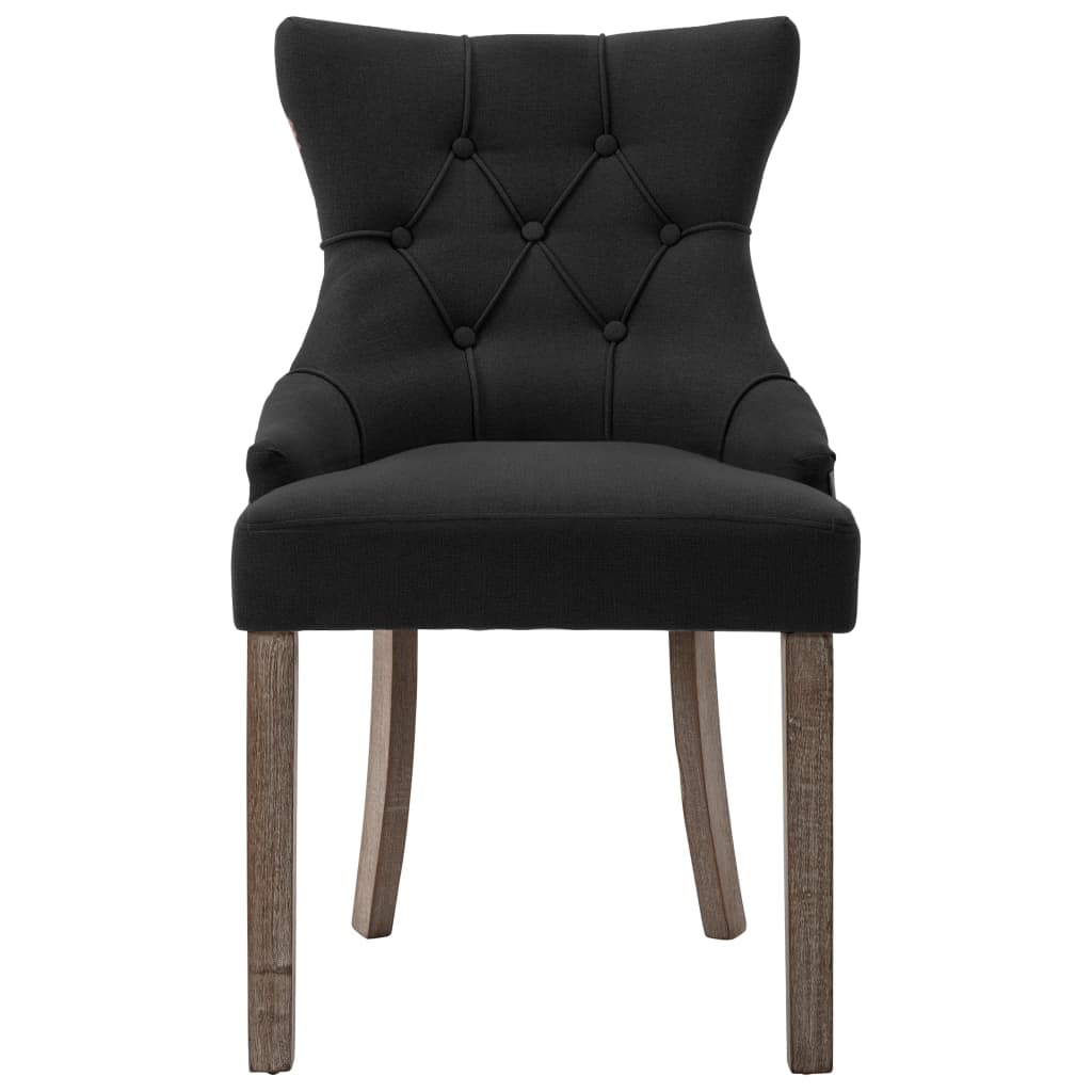 Esszimmerstühle 2 Stk. Beige Stoff