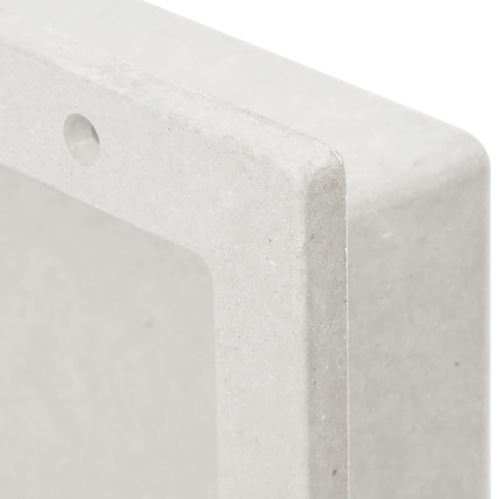 Duschnische Mattgrau 41x36x10 cm