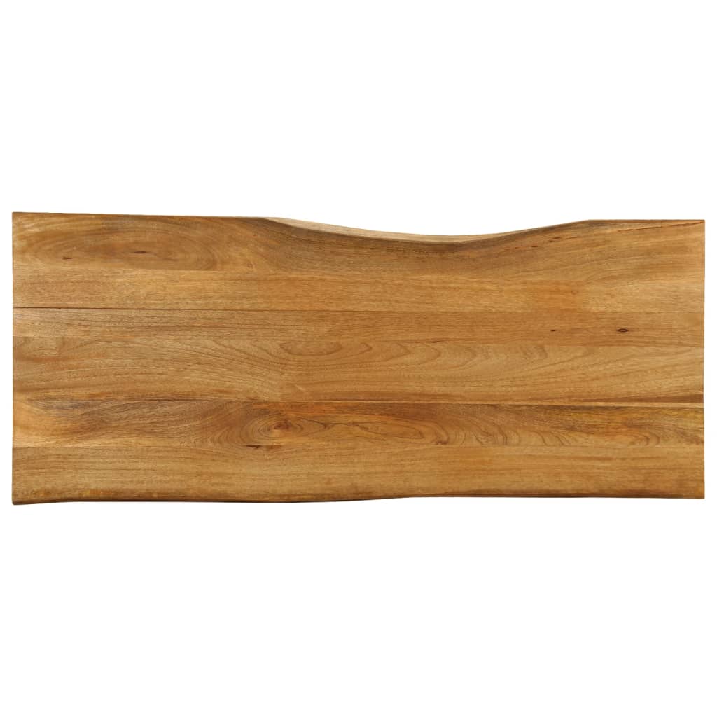 Tischplatte 40x40x2,5 cm Rechteckig Massivholz Akazie Baumkante
