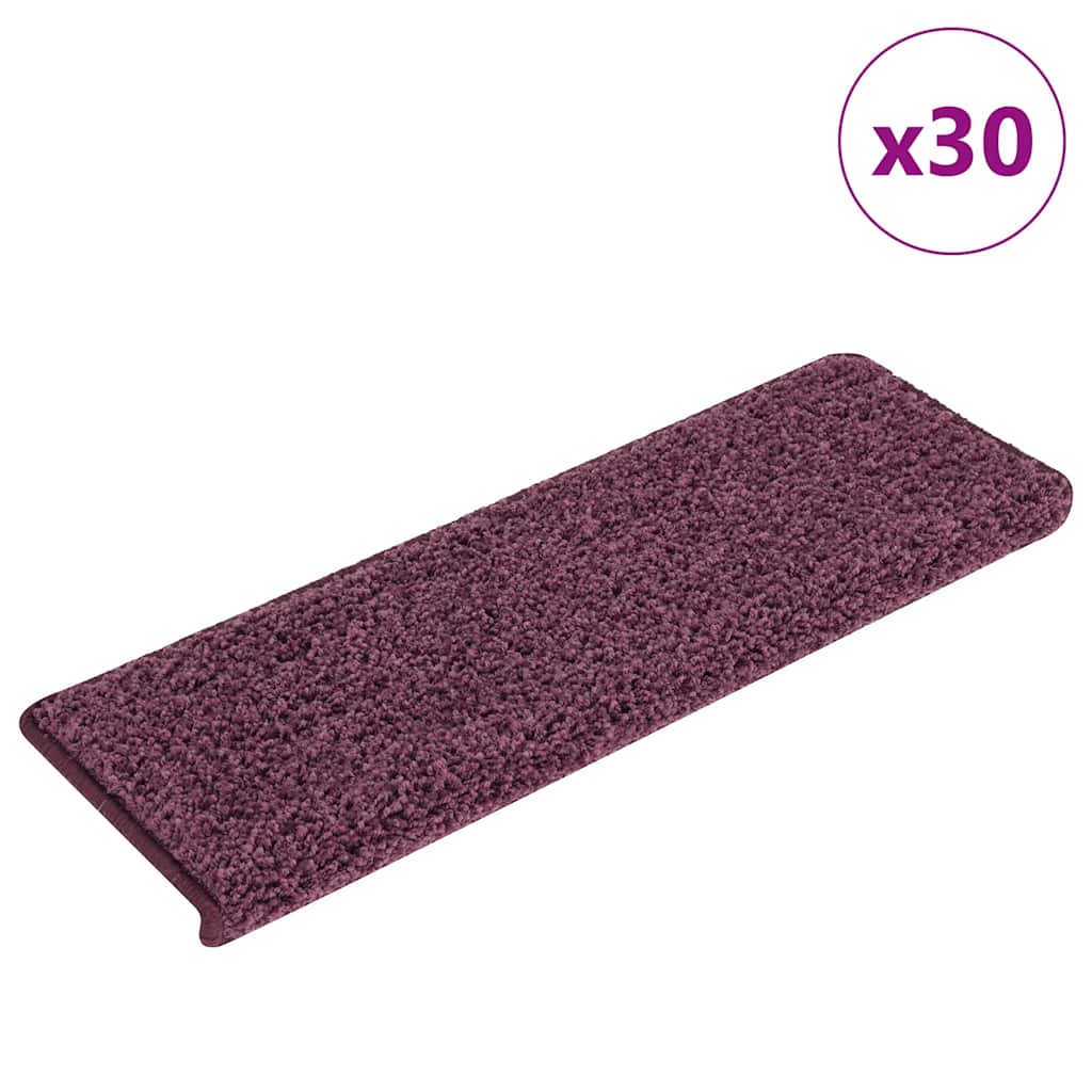 Stufenmatten 15 Stk. 65x21x4 cm Grau Rechteckiger Rand