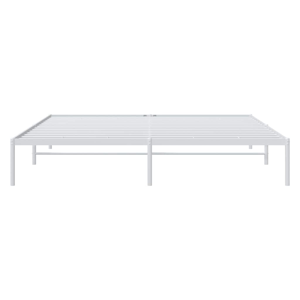 Bettgestell Metall Schwarz 75x190 cm