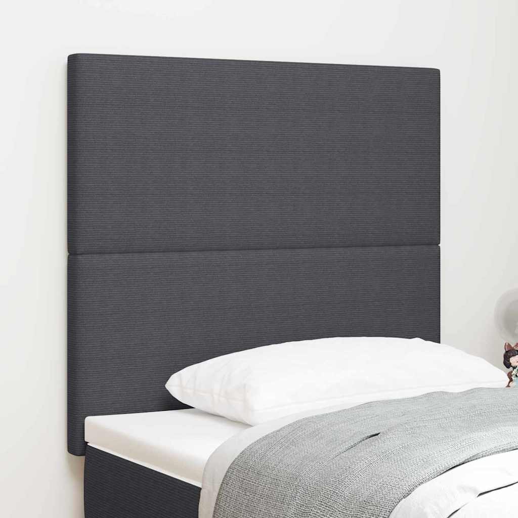 Kopfteil Hellgrau 80 cm Cordstoff