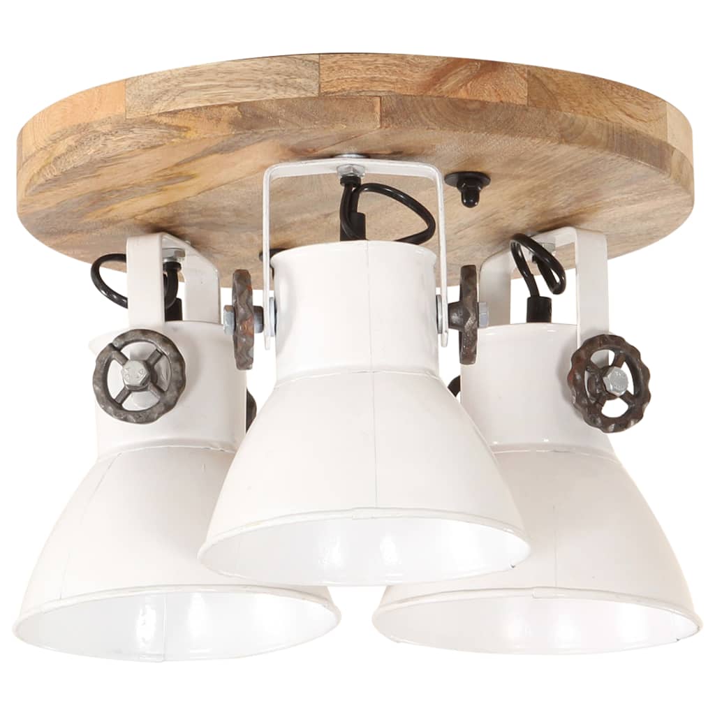Wandlampe Industriestil Silbern 45x25 cm E27